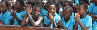 Children at school in Uganda