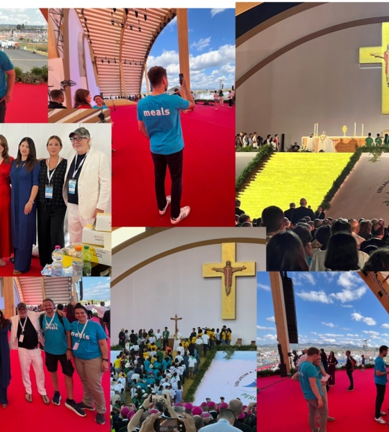 Mary's Meals took centre stage at Jubilee of Youth in Rome